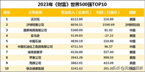 世界十大净利润公司排行榜(世界净利润公司排行)插图1