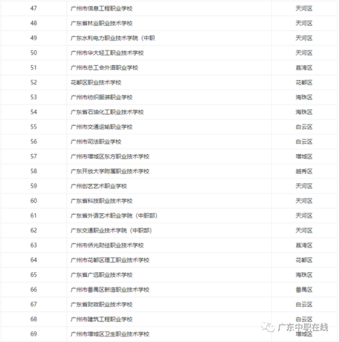 广东职校中职排名前十(广东公办高职院校排名)插图3