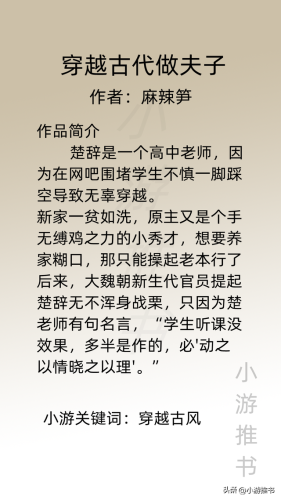 古代小说排行榜男生版(十部最经典的穿越小说男生)插图8