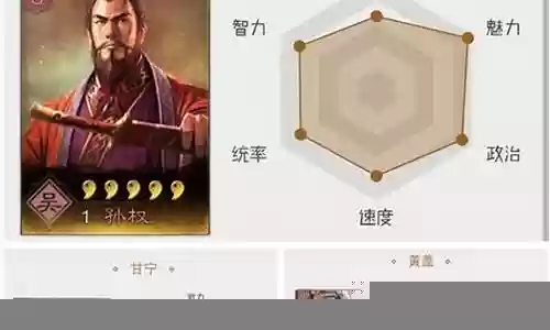 孙权黄盖阵容搭配