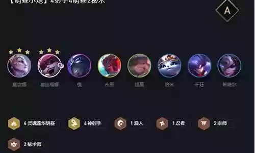 神射手明昼阵容搭配