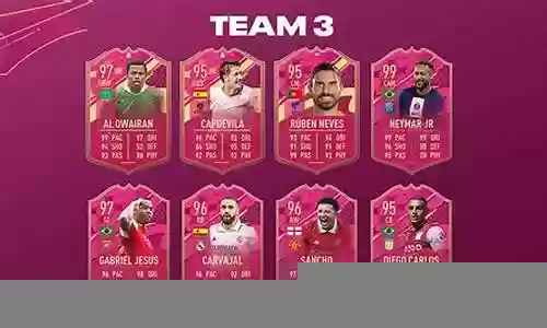 fifa中国队阵容搭配