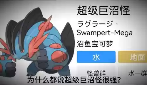mega巨沼怪技能插图1