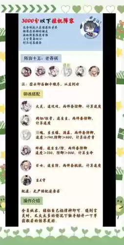 自制挂机阵容插图