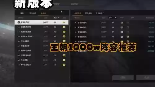 1000王朝阵容插图