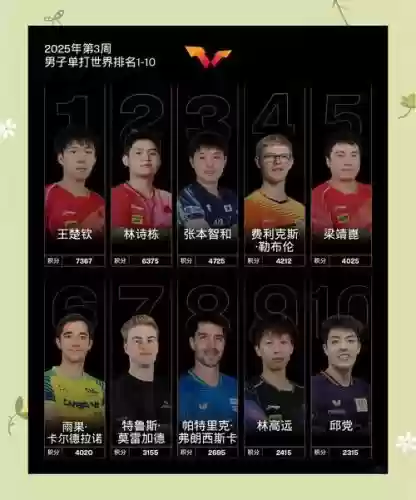 世乒赛10.3阵容插图1