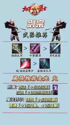 剑宗75级史诗武器选泽插图1