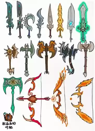 世界武器怎么画插图1