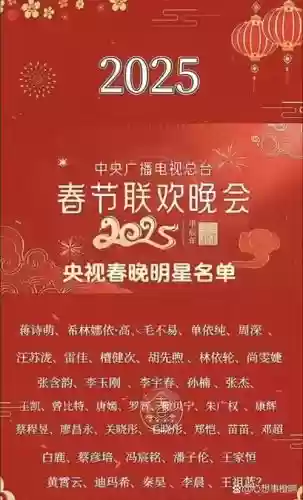春晚阵容球星_1插图1