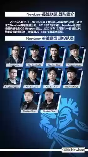 newbee夺冠阵容插图1