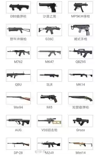 刺激战场武器