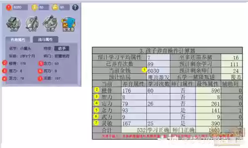 梦幻西游手游宝宝成长率计算器_1插图1