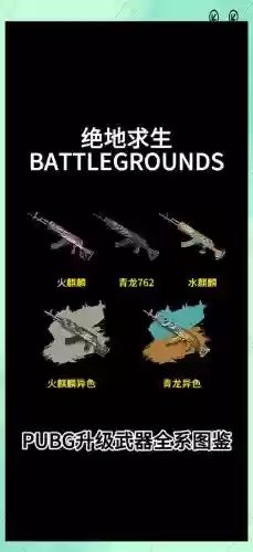 绝地求生大逃杀所有武器插图1