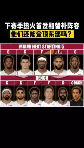 热火1月1日出战阵容搭配