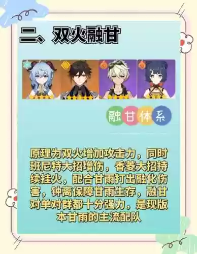 甘雨双阵容插图1