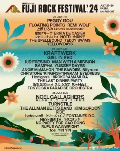 fujirock14阵容插图