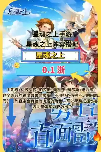 万宁传说星魂怎么搭配阵容插图
