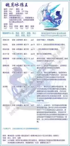 洛克王国冷血技能表，洛克王国冷血狼插图1