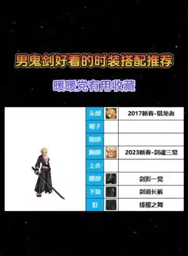 平民男鬼用什么装备搭配，平民男鬼装备怎么搭配插图