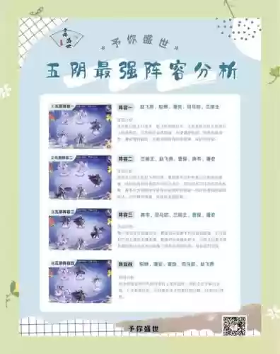 盛世芳华最强阵容赵云搭配，盛世芳华的最佳阵容搭配插图