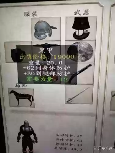 骑马与砍杀火与剑装备图解，骑马与砍杀 火与剑攻略插图