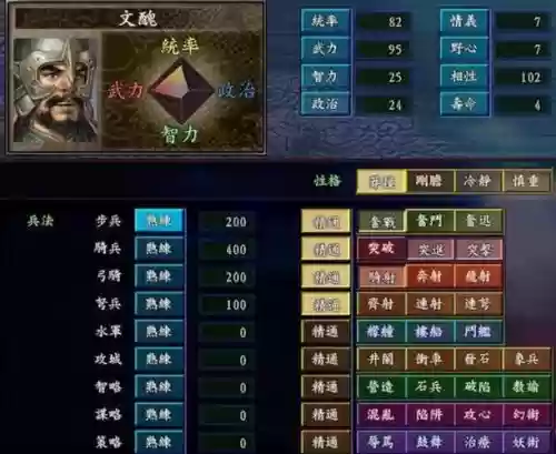 三国志9登录武将技能，三国志9登录武将技能没了插图1