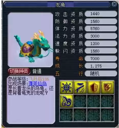 梦幻西游龙龟进阶装饰，梦幻龙龟进阶的样子插图