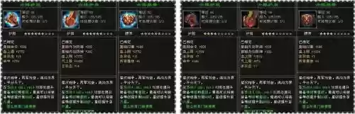 六博装备各等级的属性，六博套装插图