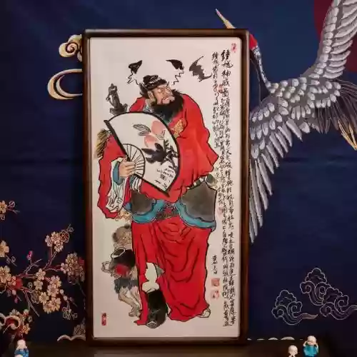 门神钟馗最强搭配阵容，门神钟馗手工作品插图1