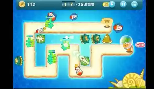 保卫萝卜1深海20攻略，保卫萝卜1深海攻略大全集插图