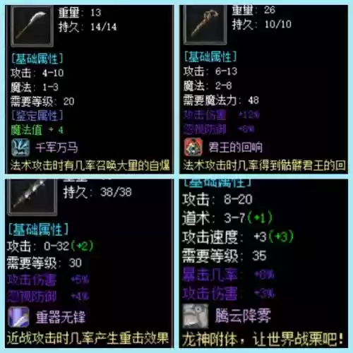复古传奇怎么鉴定装备，复古传奇怎么知道装备持久