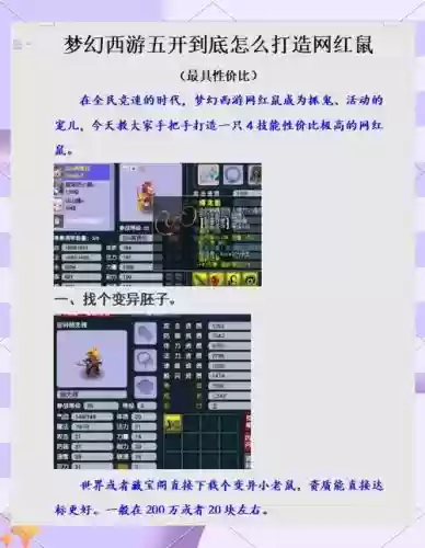 梦幻西游鼠先锋是多少几带的，梦幻西游鼠先锋进阶造型插图1
