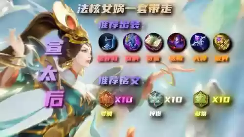 王者女娲搭配阵容，王者女娲带啥插图