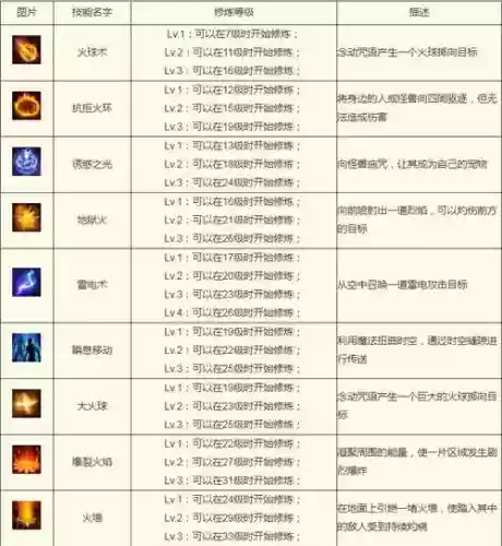 地下城堡传奇法师技能，地下城堡传奇法师技能搭配